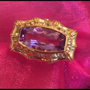 RESERVED FOR designspamela 14k Amethyst Ring